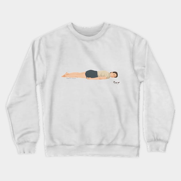 Getting Ready For Another Week Crewneck Sweatshirt by Giselle Dekel